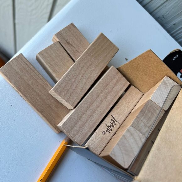 VTG 1986 MB Jenga (1992 Dist.) Believed Unused Black Box Classic Edition - Picture 9 of 9